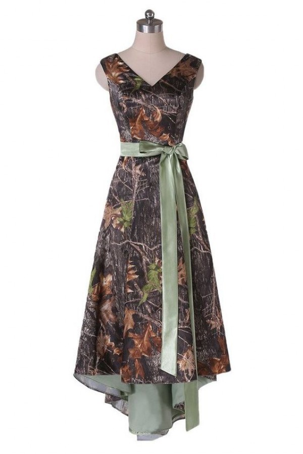 Cocktail Party Dress Camo